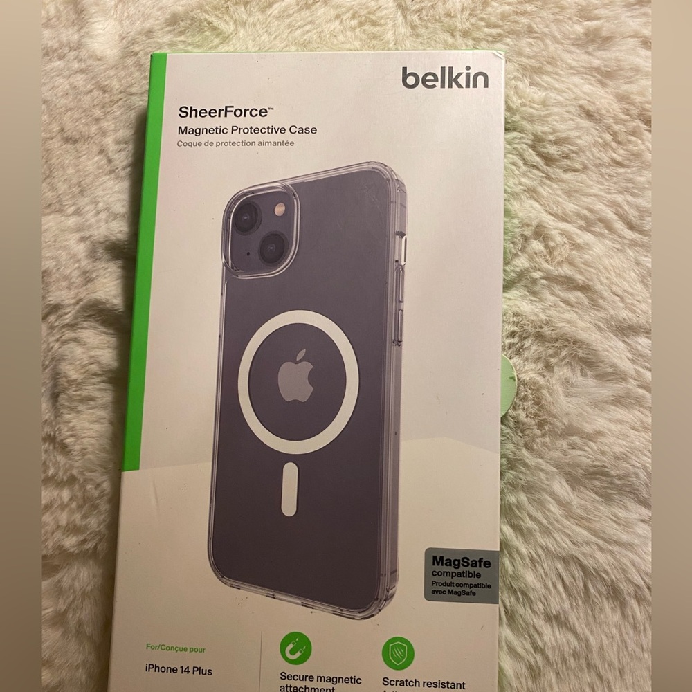 Belkin IPhone 14 Plus Clear MagSafe Compatible Case